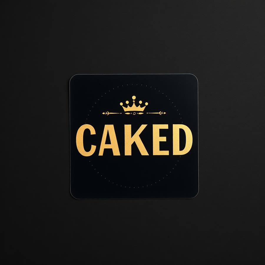 CAKED Classic Logo Sticker